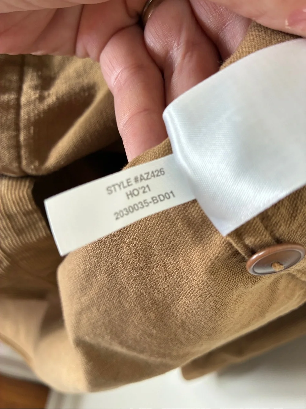 J. Crew Men’s Long Sleeve Corduroy Button-up Workshirt Size M